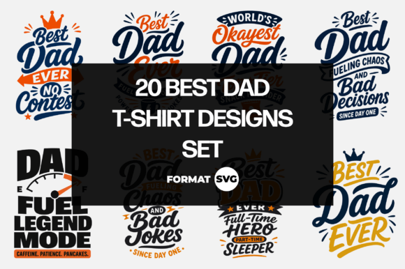 20 Best Dad SVG Bundle: Modern Designs for Father's Day