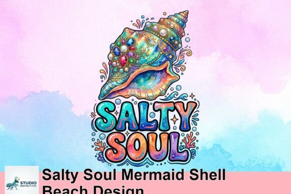 Bring Coastal Magic to Life with the Salty Soul Mermaid Shell Design