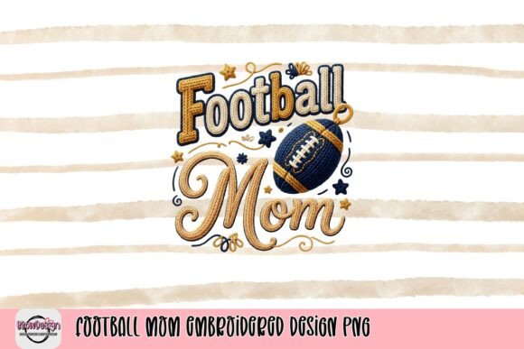 Celebrate Game Day: The Football Mom Embroidered Design