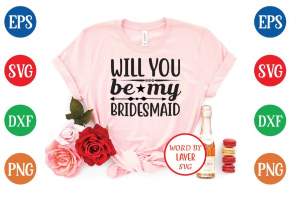 Create Memorable Moments with This Bridesmaid SVG Design