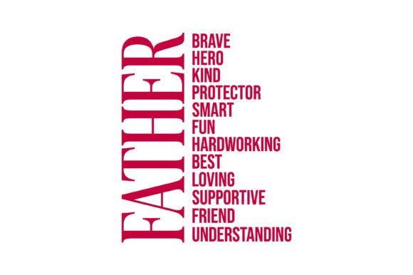 Father Words SVG Design: A Typography Toolkit for Meaningful Projects