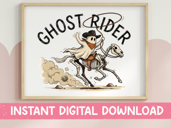 Ghost Rider Cowboy Skeleton Horse: Wild West Meets Spooky Season