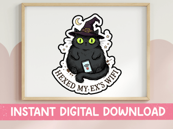 Hexed My Ex Wifi: A Design for Petty Witches and Cat Lovers