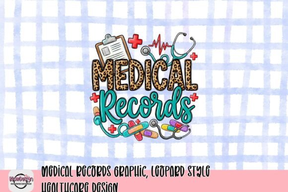 Medical Records Graphic: Leopard Style Healthcare Design