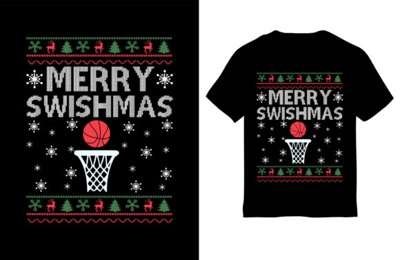 Merry Swishmas: Holiday Graphics That Pop on Apparel