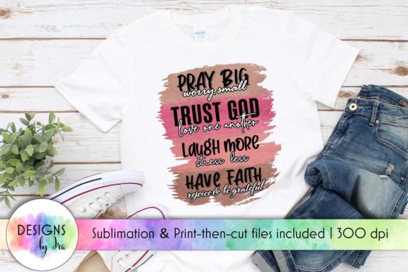Pray Big: A Bold Religious Easter Design for Meaningful Projects