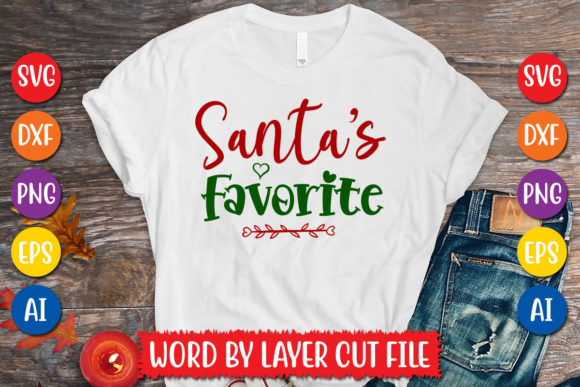 Santa's Favorite Svg Design: Festive Graphics for Holiday Projects