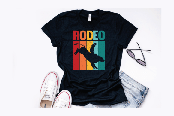 Vintage Rodeo Bull Rider Design: Capturing Western Spirit